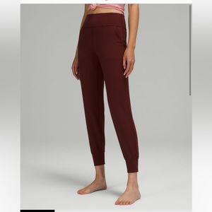 LULULEMON Align jogger 28” red merlot size 0 full lengh new